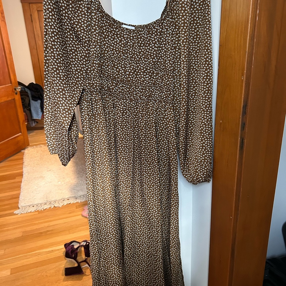 Prairie style maxi dress